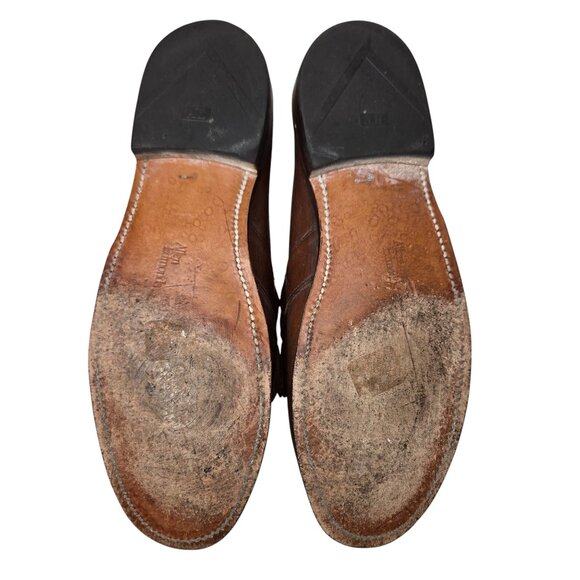Allen Edmonds Springvale Brown Leather Kiltie Slip On Men\'s Dressy Office 11D main image 8